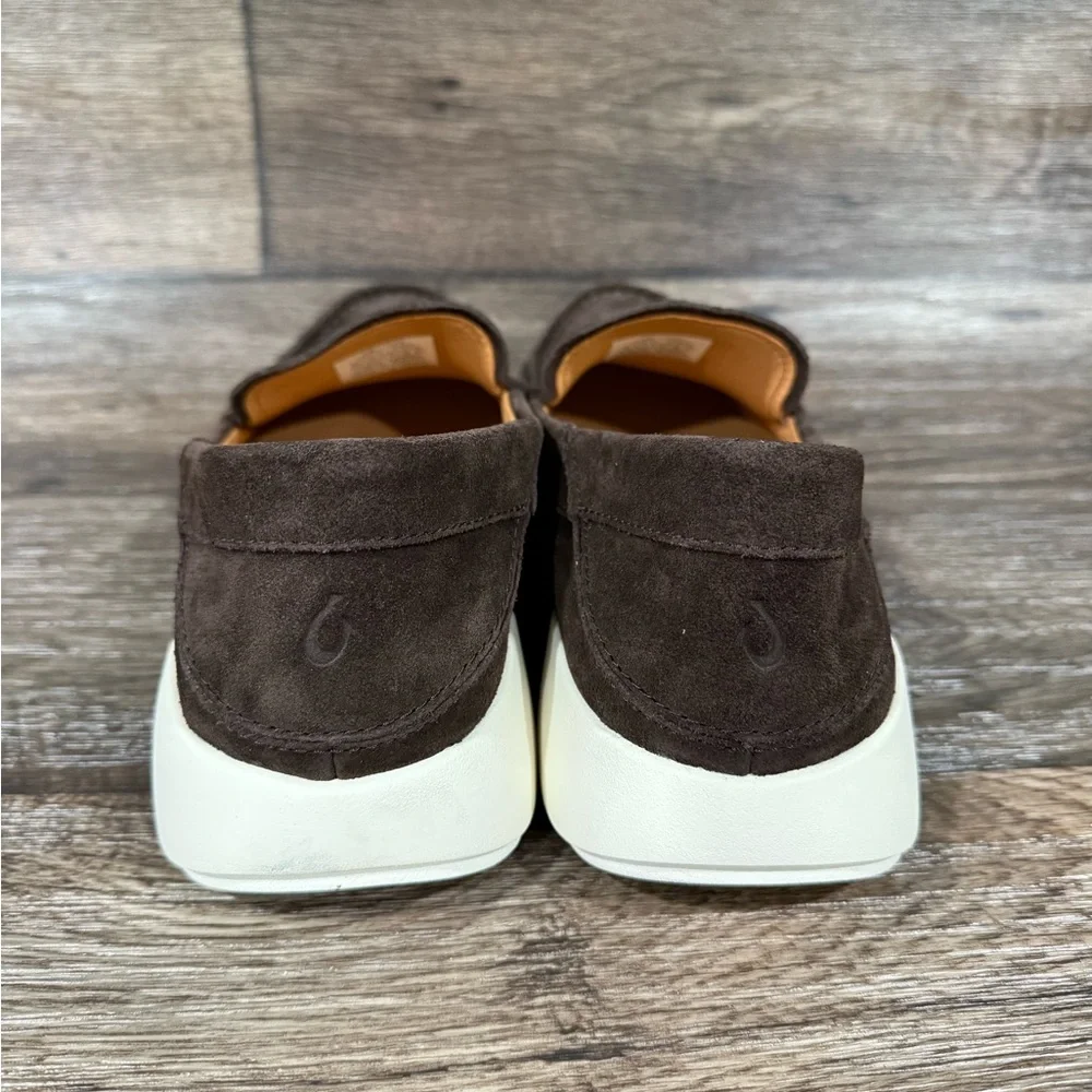 OluKai Ka'a Loafer Slip on Shoes Men's Size 10 Brown New‎